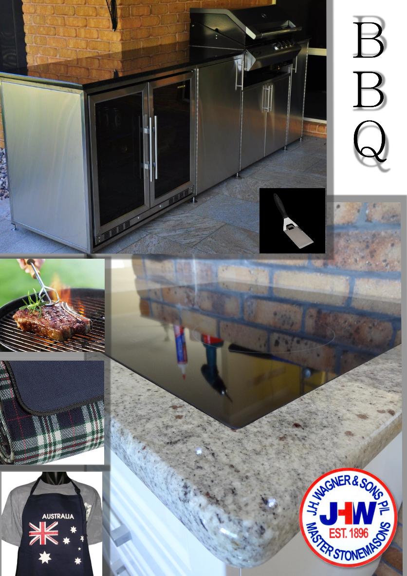 Granite BBQ and Outdoor Kitchen tops from JHW