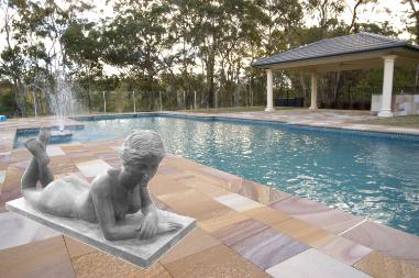 Granite 'Lady of Leisure statue by J.H. Wagner & Sons