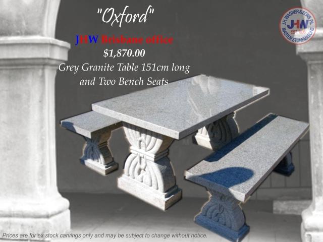 Wagner granite table Brisbane Queensland